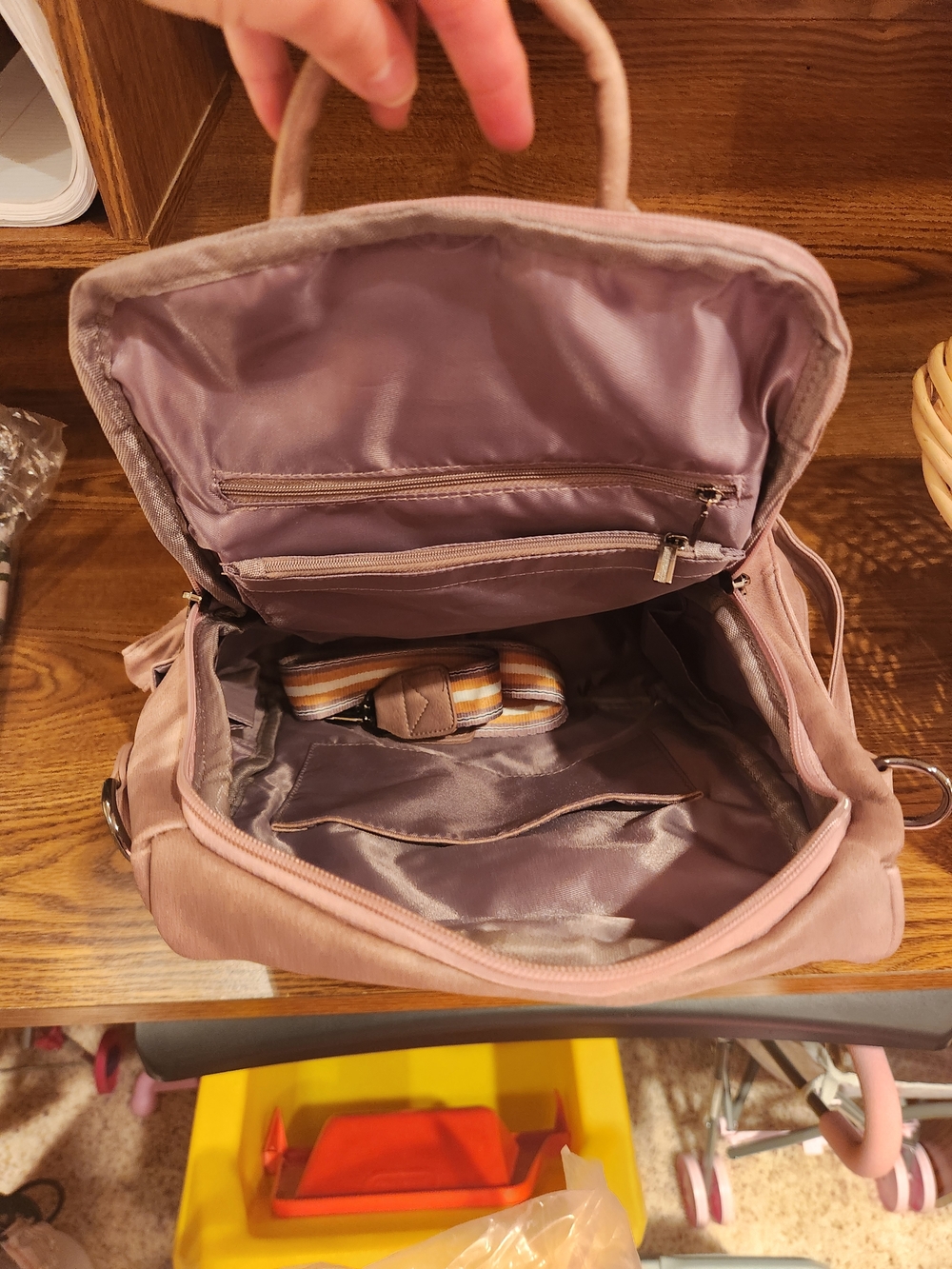 Blush Pink Satchel Handbag